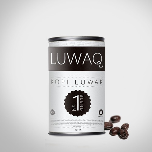 Coffee tin can  packaging 