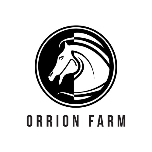Logo for horse farm