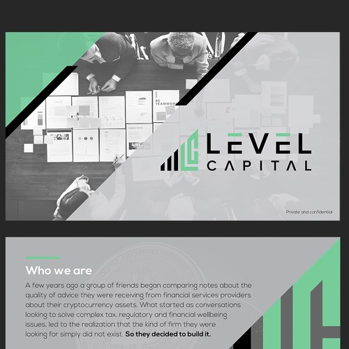 Branded Slide Design for Investment Company