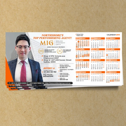 Mildland Investment Group (2019 Calendar Design)