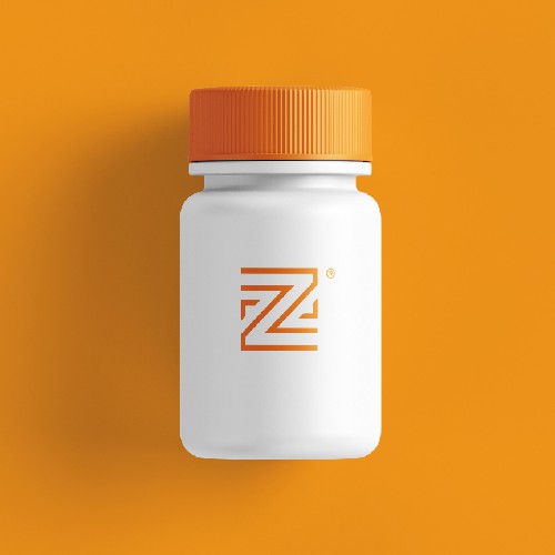 Minimalist Line-Art Monogram Logo for Zellaforte, a Supplement Brand