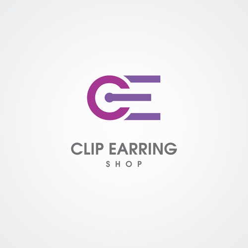 Logo design for Clip Earring Shop
