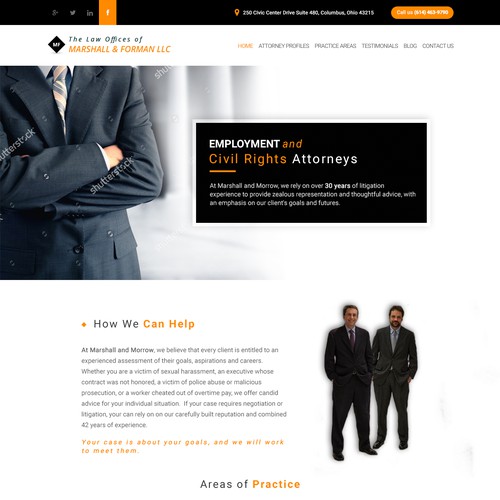 Landing Page - Marshall & Forman LLC