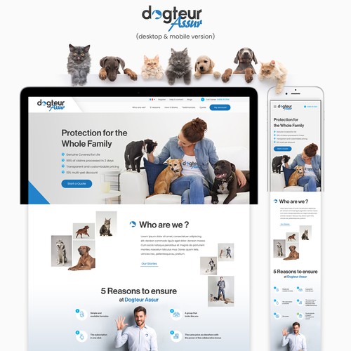 Dogteur - Website Desktop & Responsive