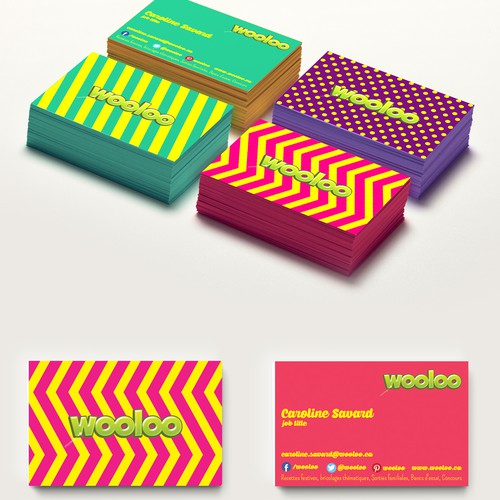 Family Blog business card