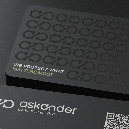 SPOT UV business card