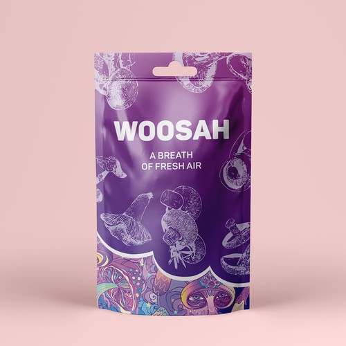 Packaging design for Woosah