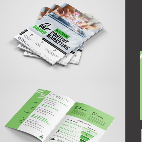 Brochure design for On- Brand Marketing