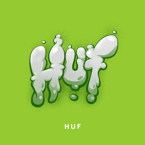 HUF logo design