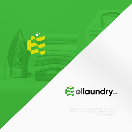 Logo for an online laundry service
