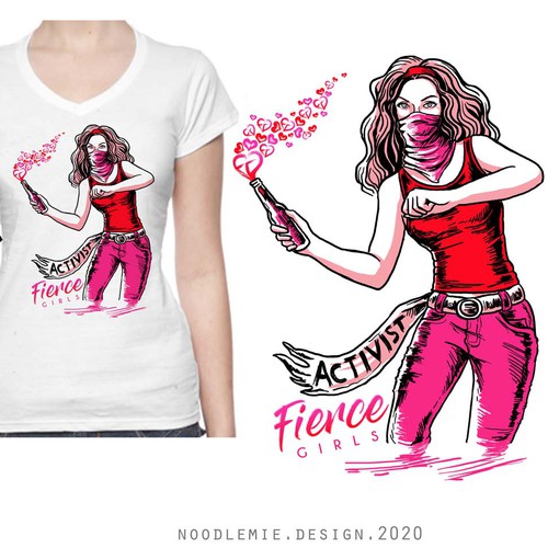 Fierce Girls Female t-shirt