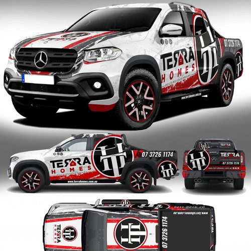 Very Attractive Truck Wrap Design