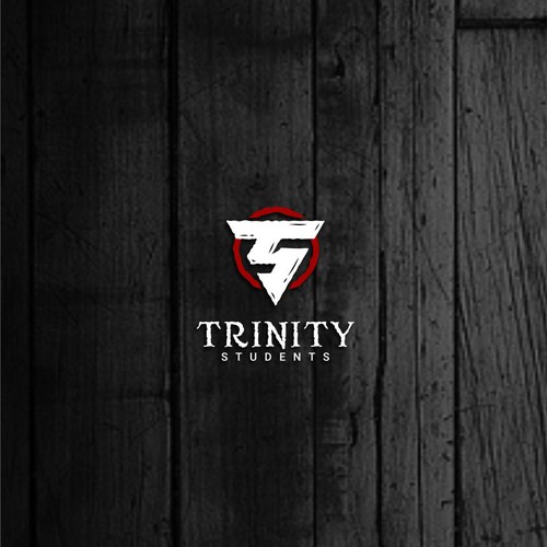 Masculine and rustic logo for our Trinity Students Youth Group