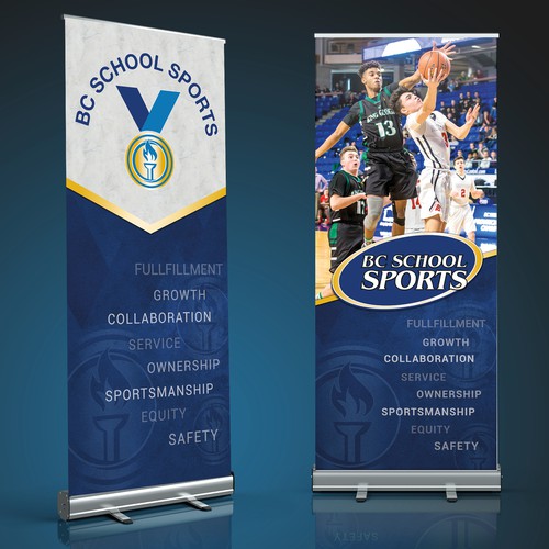 Pull up banner design