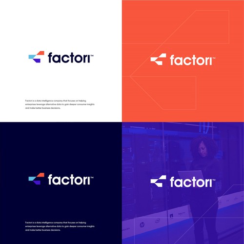 Design a corporate identity for a data intelligence company