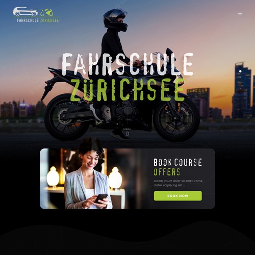 Fahrschule Zürichsee GmbH Landing Page