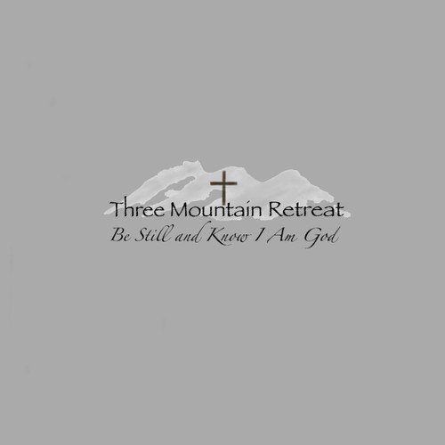 Logo: Religious retreat with name and slogan