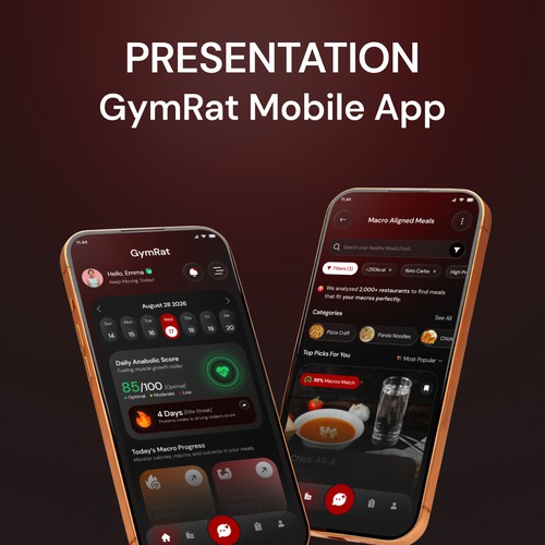 Mobile application for Gymrast 