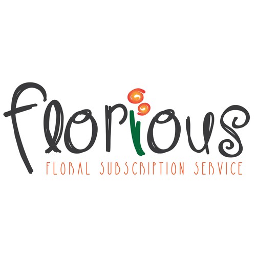 Cutesy & Clever Logo For Floral Service