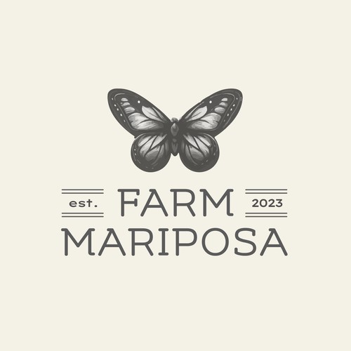Family hobby farm logo design