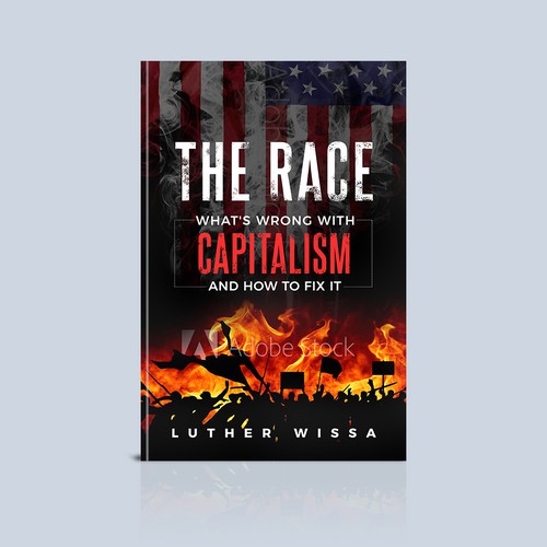 Book cover design on capitalism 