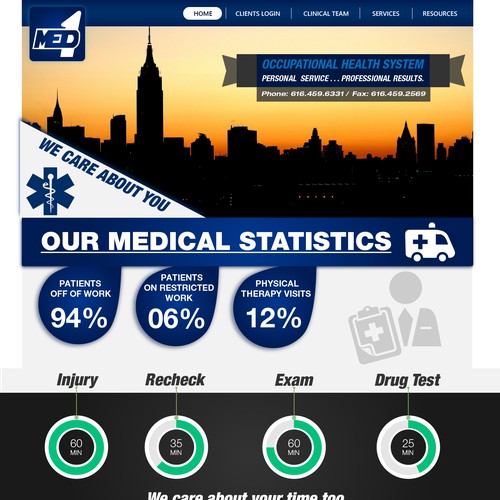 Help Med-1 with a new website design