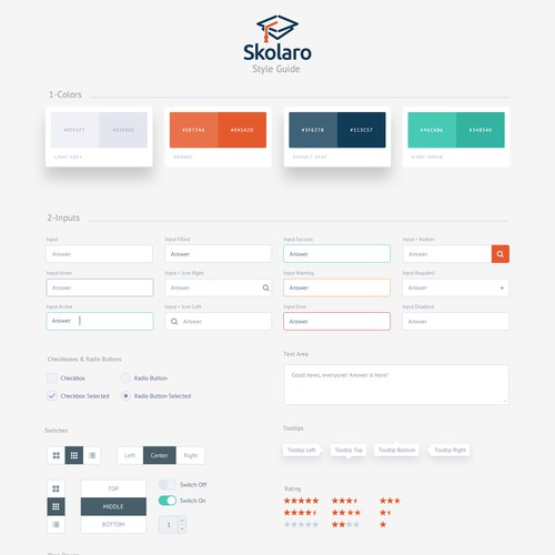 Skolara UI Style Guide
