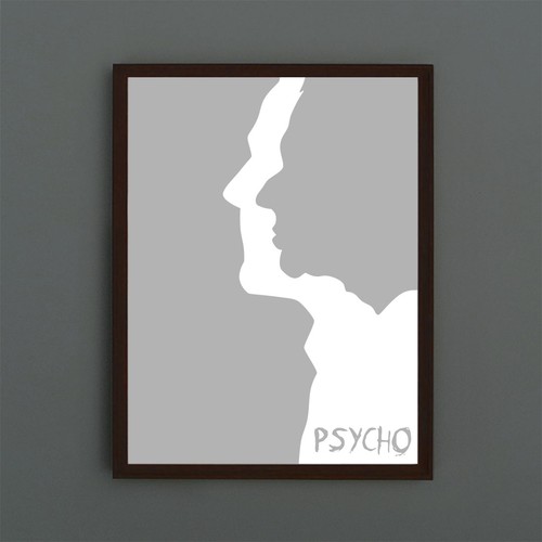 Can you take a stab at a suitably scary "Psycho" poster?