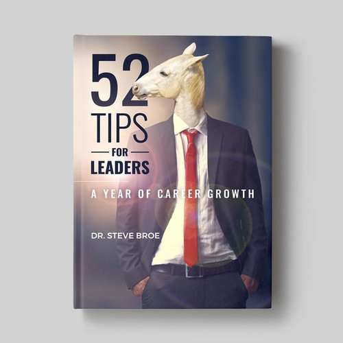 Creative cover for leader tips book