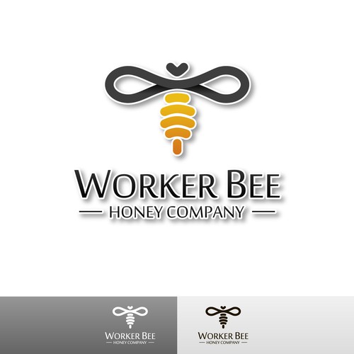 Logo for Worker Bee HONEY COMPANY