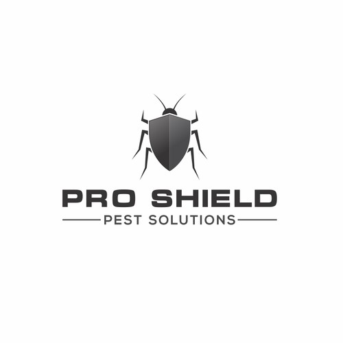 Pest solution logo concept