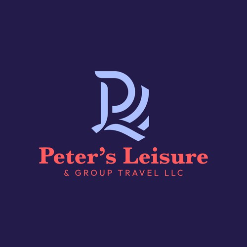 Classy & Playful Logo for Peter’s Leisure & Group Travel LLC