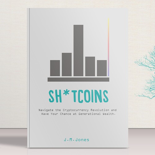 Bold cover for a crypto currency book