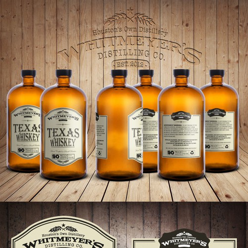 Whitmeyer's Texas Whiskey Label