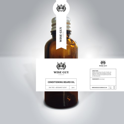 Beard Oil Label Design - Exciting new London male grooming brand