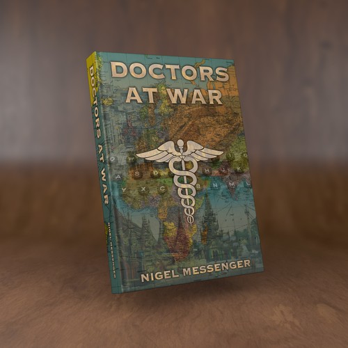 Doctors at War Book Cover Design