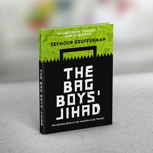 book cover design for jihadist bioterrorism thriller