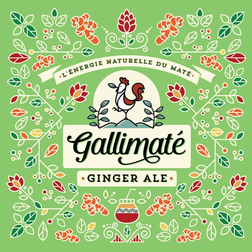 Gallimaté Ginger Ale || Label Design