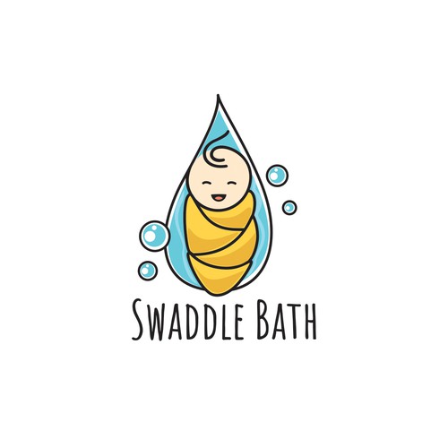 logo for swaddle bath 