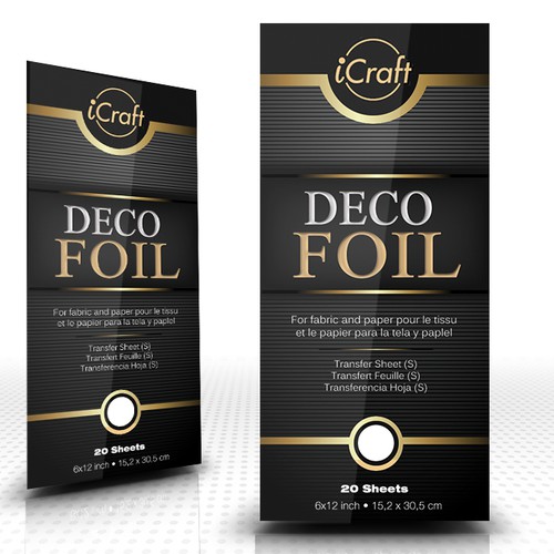 Clean, elegant, and trendy retail packaging 