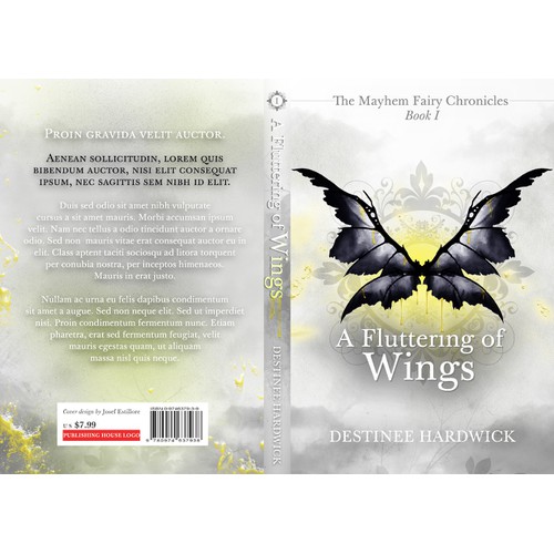 Book cover, A Fluttering of Wings