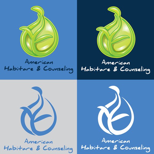 American Habitcare Logo concept.