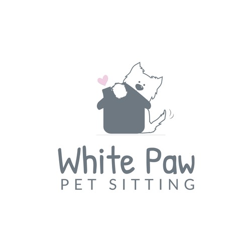 Dog sitting Logo