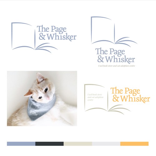 The Page & Whisker - logo design