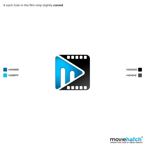 powerful logo for MovieHatch®