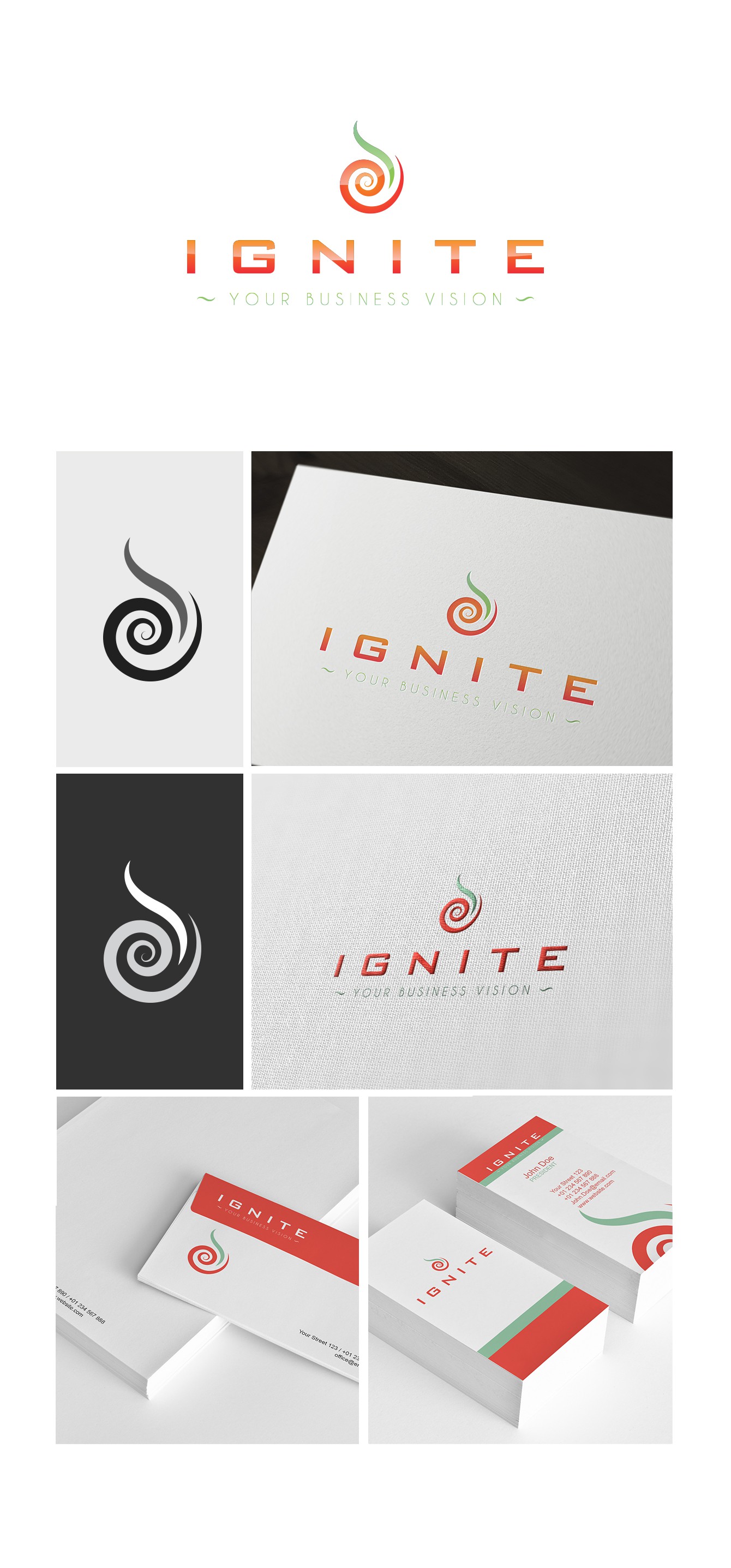 logo for Ignite Your Buisness Vision