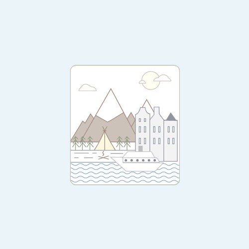 creative logo for travel and hotel