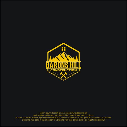 create logo design Barons Hill Constructions