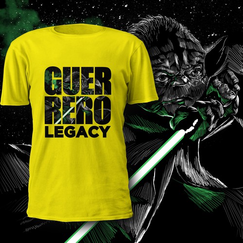 Yoda illustration for Guerrero Legacy