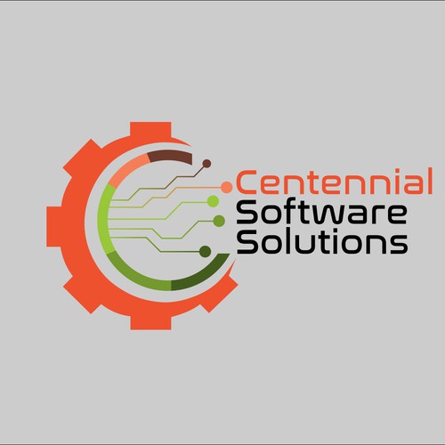concept logo for centennial software solutions 